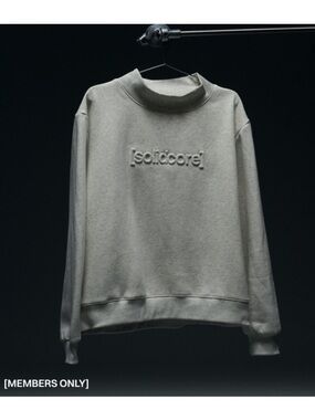 Solidcore Brand New Solidays 2025 Mock Neck Light Gray Size S